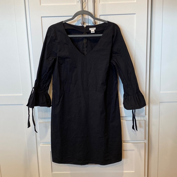 J. Crew Dresses & Skirts - J Crew black dress with bell sleeves size 10